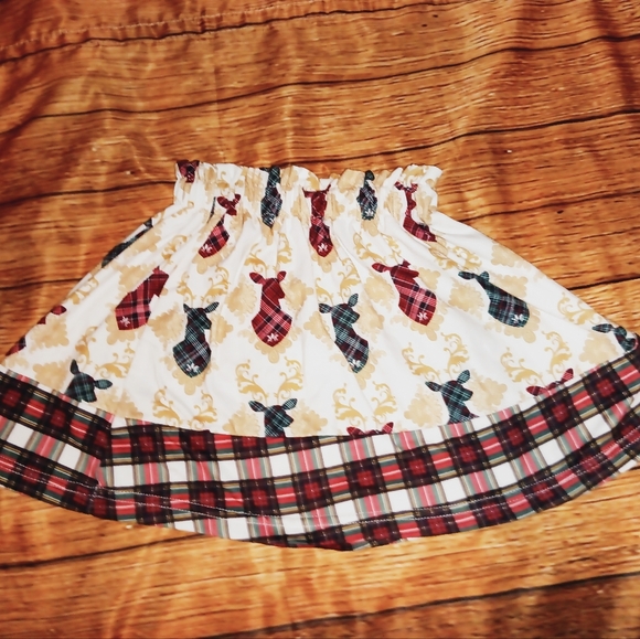 Christmas plaid skirt - Picture 2 of 7